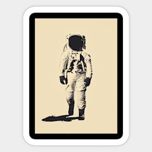 Vintage Astronaut Sticker